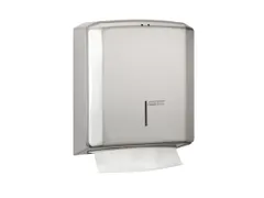 Handdoekdispenser Rvs C-vouw Z-vouw