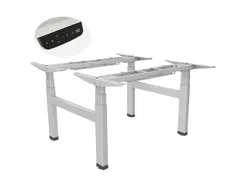 Dextro Plus onderstel Duo bureau elektrisch Zit-Sta 120-180 Wit V2