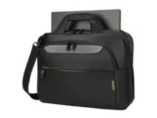 OUTLET Citygear 12-14 Inch topload Laptoptas Zwart Polyester - 2
