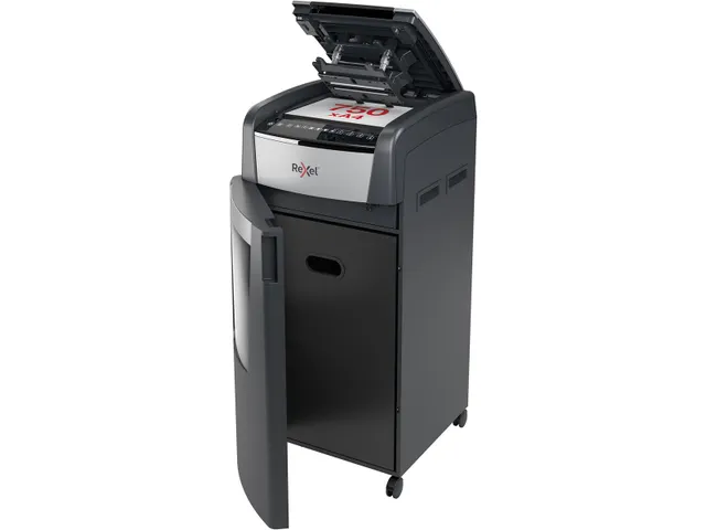 Optimum Auto+ 750M papiervernietiger microsnippers P5 zwart