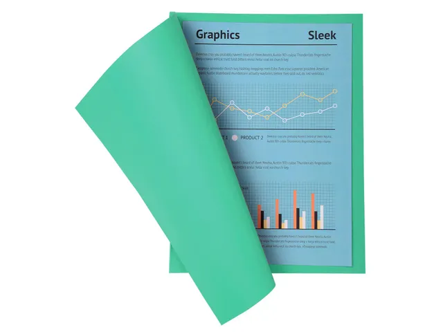 100 dossiermappen SUPER 250 24x32cm Fel groen
