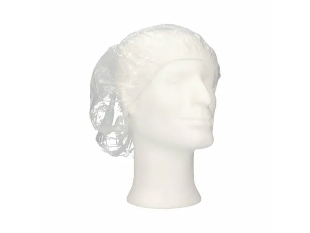 Douche cap PE transparant 52 cm 100 stuks