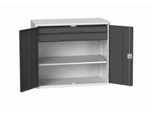 universele kast,HxBxD 1000x1300x550mm,1xStalen bodem,2lade(n)