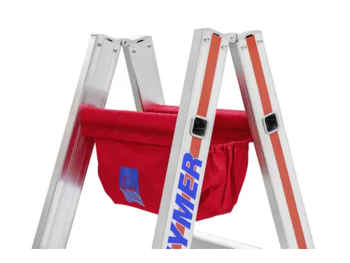 Gereedschapstas,V. Aluminium En Houten Ladder,Katoen,Rood