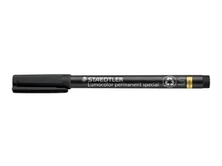 Viltstift Staedtler Lumocolor 319 special permanent S zwart - 3