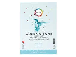 Aquarelblok Qrea A5 20vel 200gr gelijmd