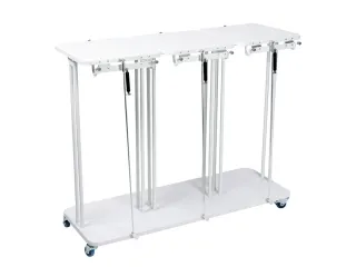 Afvalbak Combo met deksel 3x60 liter wit Saekko Boy - 2