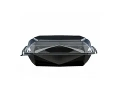 Octaview APET Zwart/Transparant 185x185x70mm 625ml 255 stuks