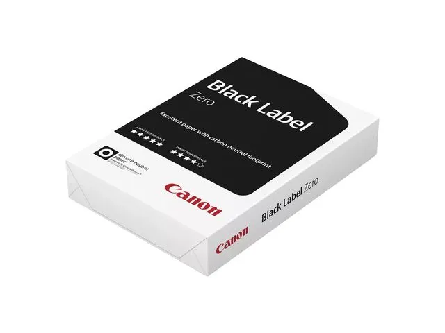 Kopieerpapier Canon Black label Zero A3 80gr pak 500vel doos a 5 pak