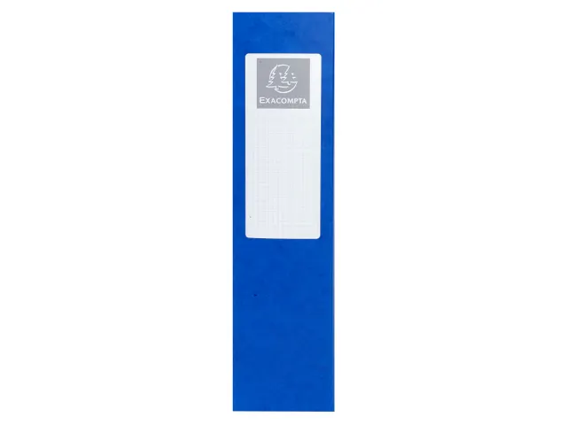 Klasseerdoos glansk. rug 80mm A4 blauw