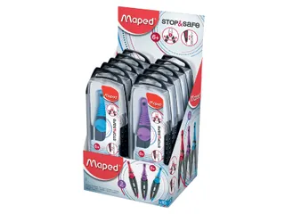 Passer Maped Stop&Safe 3delig display à 10 stuks assorti - 1