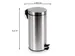 Pedaalemmer BRASQ 30 liter rvs
