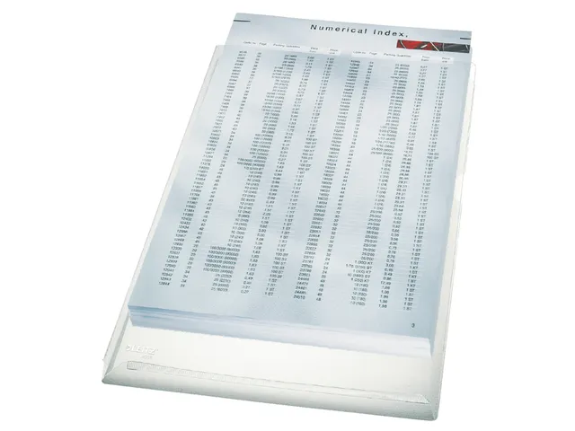 Insteekmap L-Model Leitz 4056 A4 Pvc 0.17mm Expansievouw
