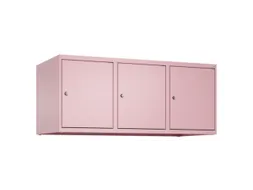 opzetkast,v. locker,3vak.,vak B 400mm,HxBxD 500x1200x500mm