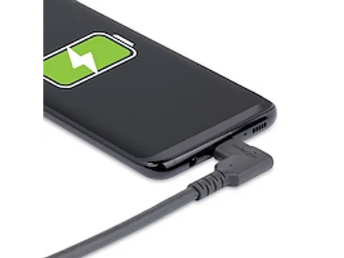 1m Haakse USB-C Kabel rugged