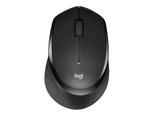 Muis Logitech M330 silent plus zwart draadloos