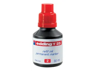 Viltstiftinkt edding T25 rood - 1