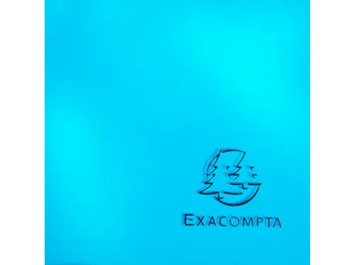 Elastomap met 3 kleppen IDERAMA polypropyleen 5/10de A4 Lichtblauw