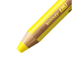 Kleurpotloden STABILO 880 woody 3 in 1 multitalent geel - 2