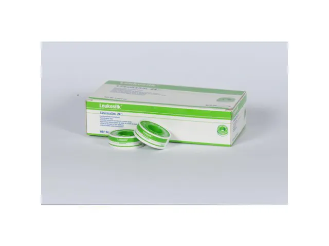 Leukosilk 1021 pleisters, L 5 m x B 1,25 cm, per rol