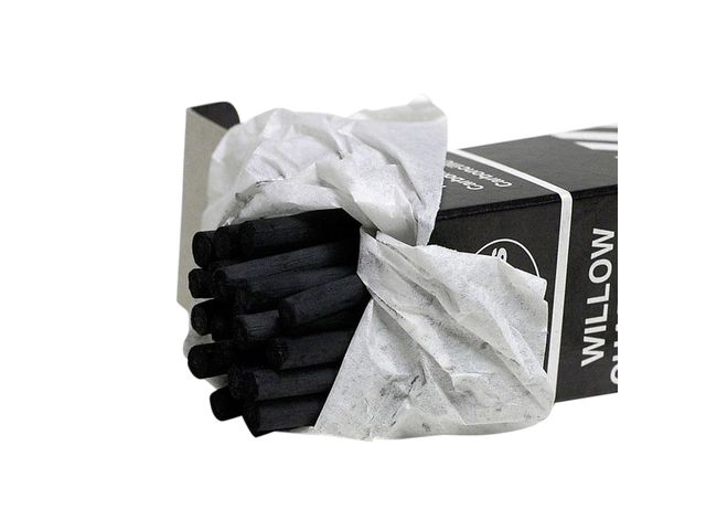 Houtskool Coates 5-6mm 25 stuks | ArtSupplyShop.nl