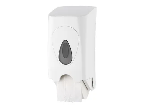 Toiletpapier Dispenser 2 rollen Voor Kokerloze Rollen Pqcduo