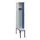 locker met bank,HxBxD 2120x300x815mm,1vak,vak B 300mm,draaigrendel