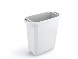 Rechthoekige Afvalbak Durabin 60 Liter Wit