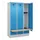 locker met bank,HxBxD 1950x1200x815mm,3vak,vak B 400mm,cilinderslot