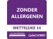 Distributeur étiquette alimentaire 86x33x89mm sans allergène
