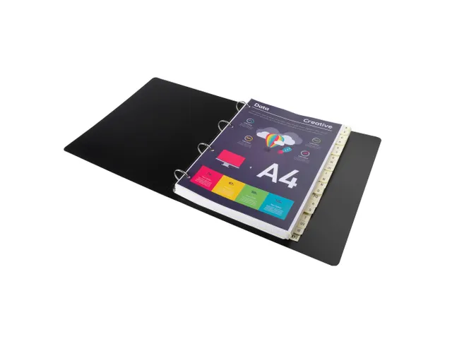 Tabbladen karton 155 g 20 tabs A-Z ivoor