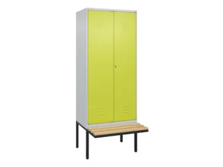 locker voor scheiding van kleding,HxBxD 2120x800x815mm,2vak - 1