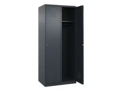 locker,HxBxD 1850x800x500mm,2vak,vak B 400mm,cil.-slot,staand op vloer