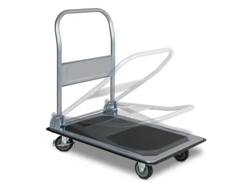 Platformwagen Vouwbaar 150kg 735x475mm Massief Rubberen Banden