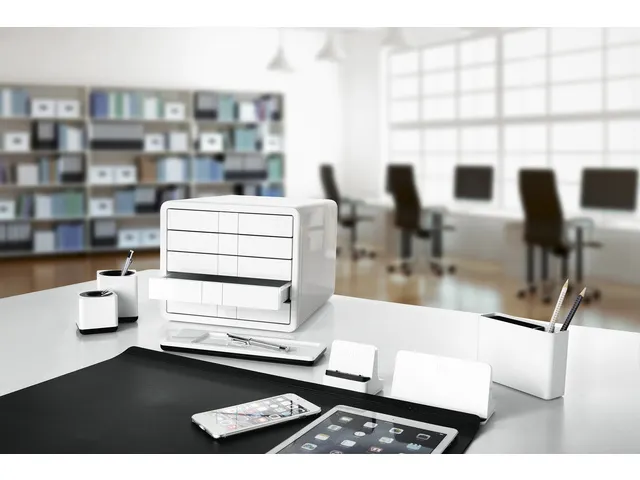 Papercliphouder HAN i-Line magnetisch wit / zwart