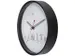 Horloge murale NeXtime 'Worldtour' Ø30cm plastique noir