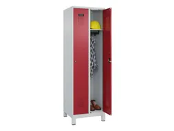 locker,HxBxD 1950x600x500mm,2vak,vak B 300mm,cil.-slot,voeten