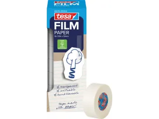 Tesa Plakband tesafilm papier 19mmx33m 8 rol - 1