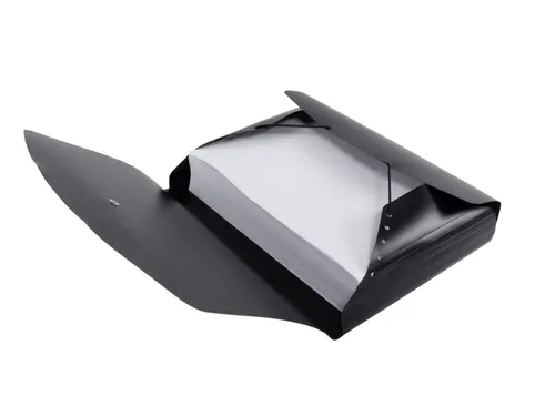 elastomap A4 Jumbo zwart met extra ruime capaciteit