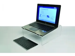 Acryl Laptopstandaard Transparant voor Laptops tot 17 Inch - 7