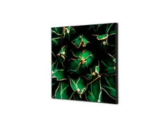 Wanddecoratie Textiel Set 40x40cm Cactus Groen