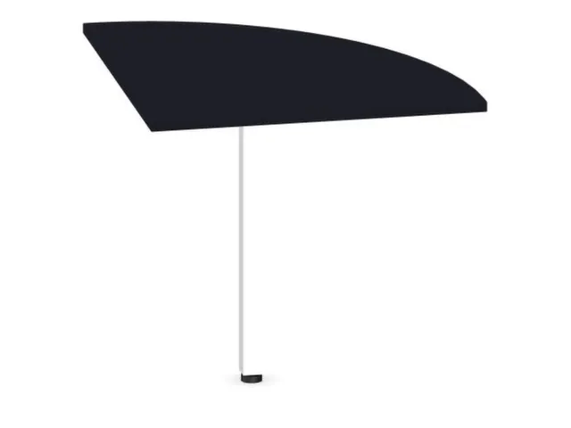 angle de liaison,90 °,HxlxP 720-840x800x800mm,rond,CC-noir