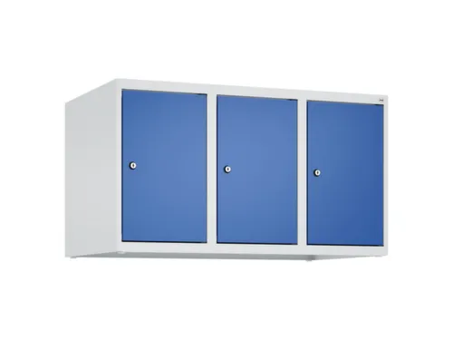 opzetkast,v. locker,3vak.,vak B 300mm,HxBxD 500x900x500mm,vleugeldeur