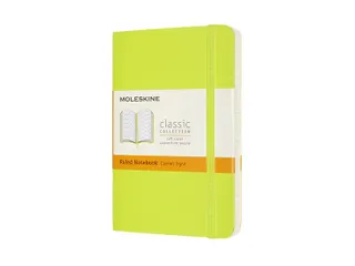 Notitieboek Moleskine pocket 90x140mm lijn soft cover lemon green - 1