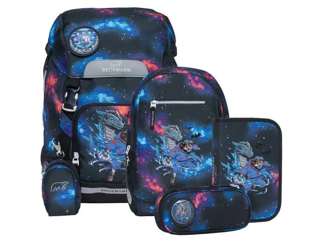 Schooltasset Beckmann Classic Ninja elements 6dlg(schooltas, gymtas,et