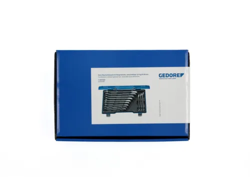 GEDORE 7 UR-012 Set steeksleutels met ringratel
