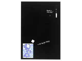 Glasmagneetbord Naga 40x60cm zwart - 3