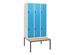 Dubbeldekse dekenkist,HxBxD 1950x900x815mm,3x2vak.,vak B 300mm