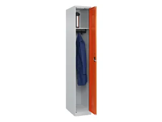 locker,HxBxD 1850x300x500mm,1vak,vak B 300mm,cil.-slot,staand op vloer - 1