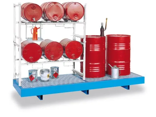 Complete Aanbieding Stapelframes 2X 3X60L Combi Opvangbak Verzinkt